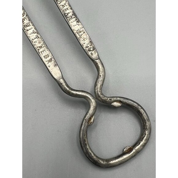 VTG Slotted Metal Spoon Bottle Opener Little Hatchet Flour Wilber & De Witt Nebr - Picture 2 of 9